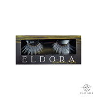 B803 White Medium-Crossed Creative False Eyelashes