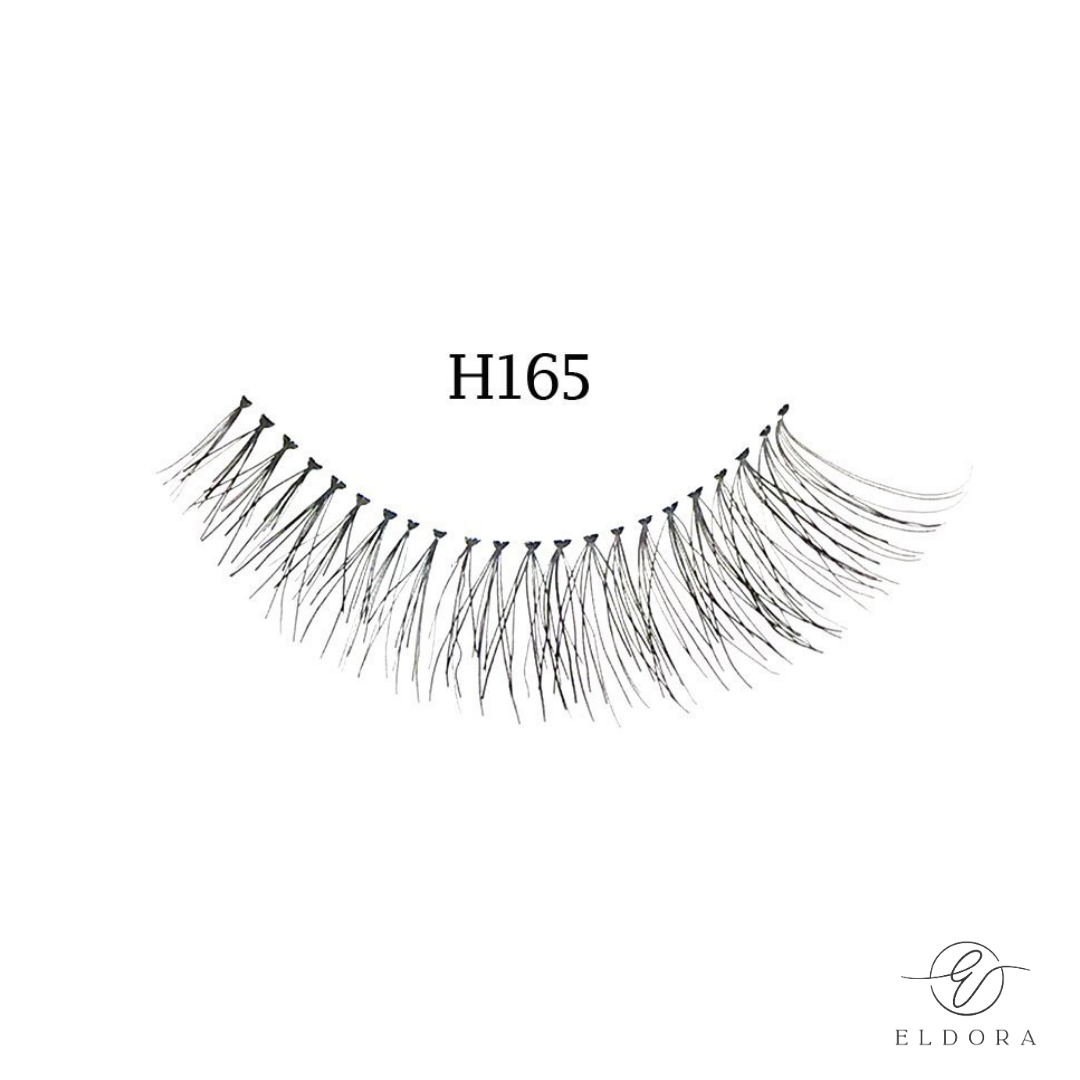 H165 Human Hair False Lashes