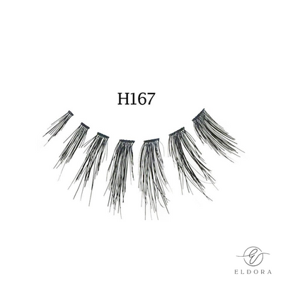 H167 Human Hair False Lashes