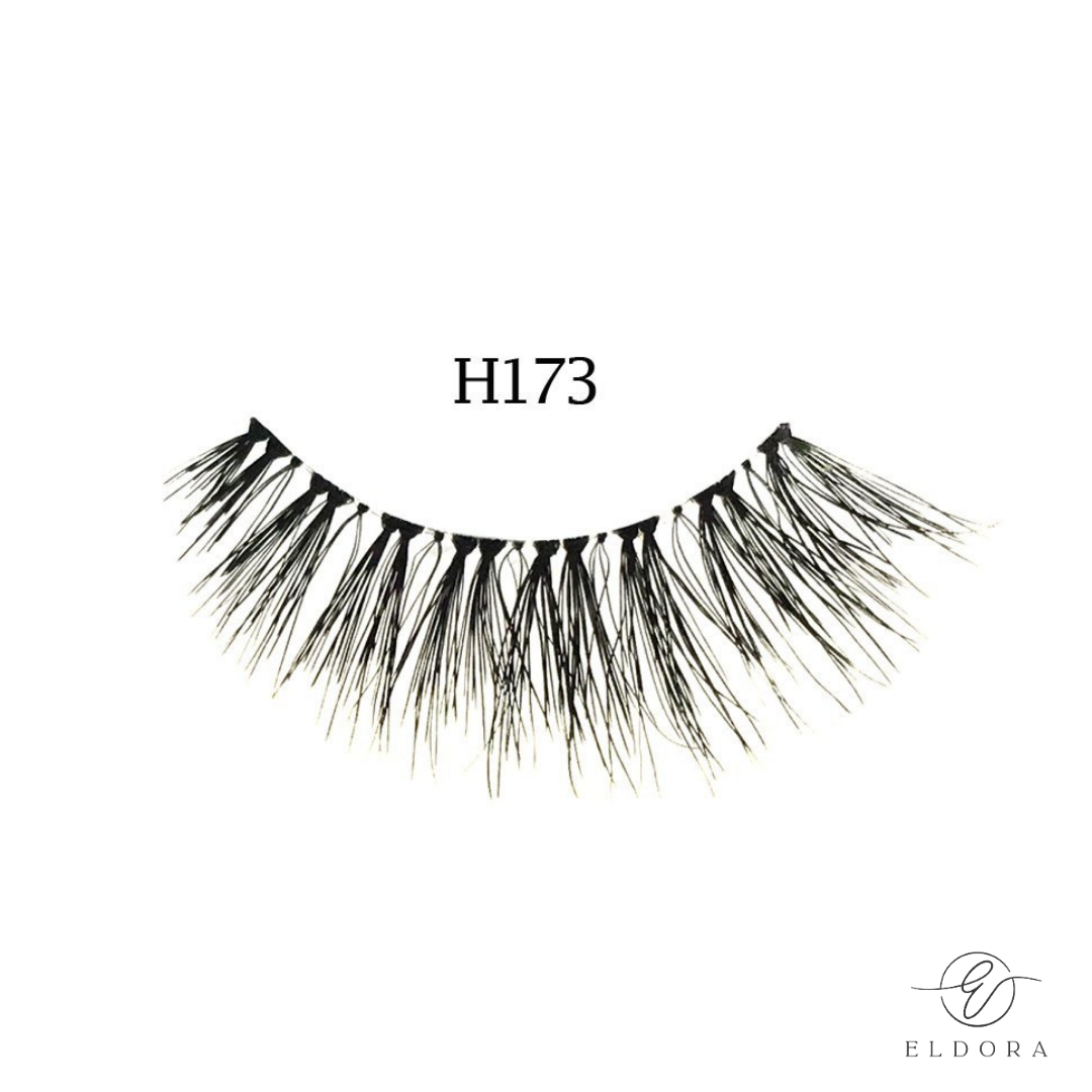 H173 Human Hair False Lashes