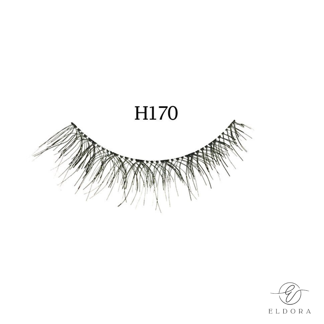 H170 Human Hair False Lashes