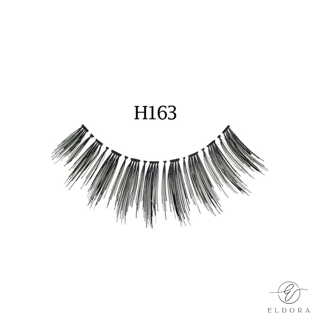 H163 Human Hair False Lashes