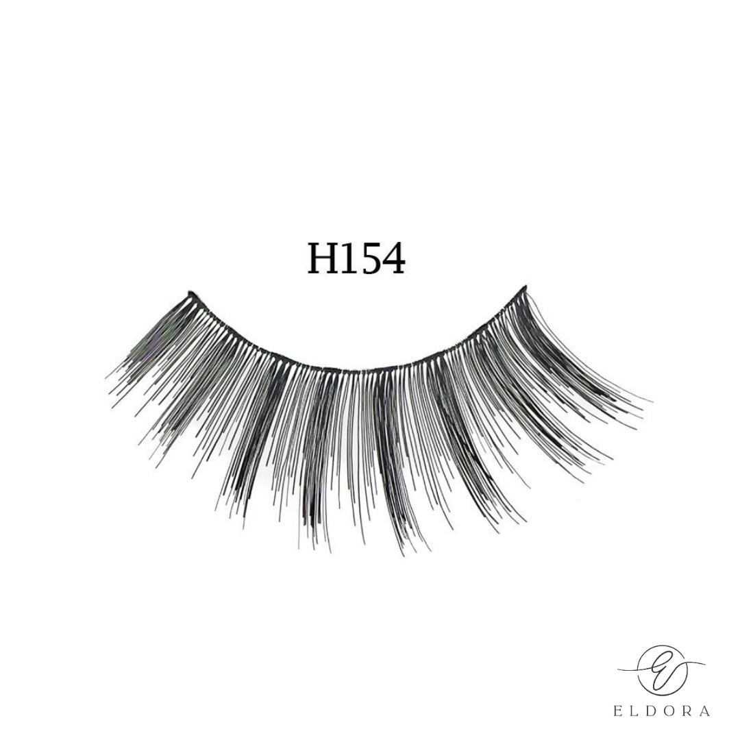 H154 Human Hair False Lashes