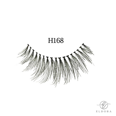 H168 Human Hair False Lashes